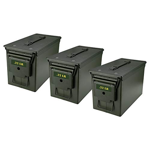 Ammo Can Stickers - 16 Pcs .22 LR Vinyl Skin Decals