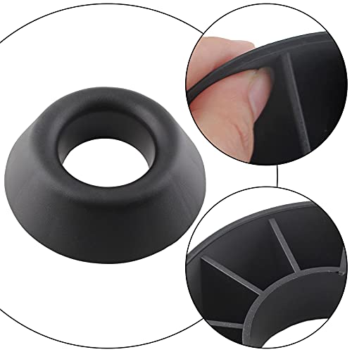 Ball Display Stand Holder - Black Plastic for Sports Balls