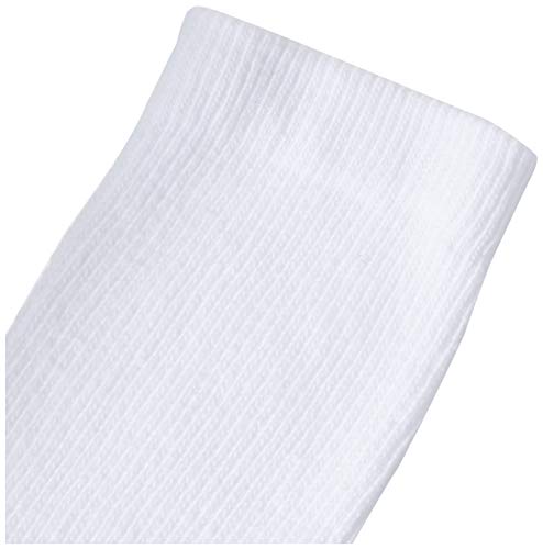 Hanes Men's ComfortBlend 6-Pack Crew Socks Assorted White/Grey Lightweight Casual