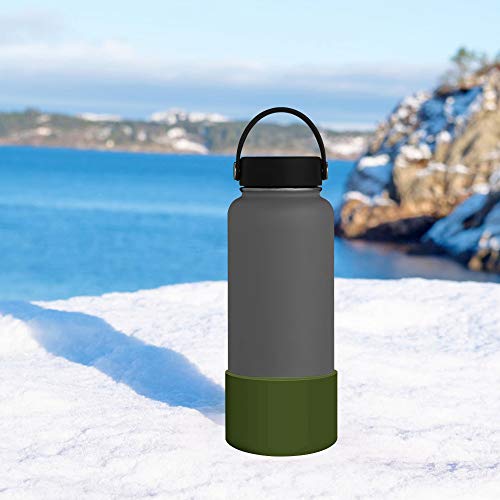 Silicone Boot Sleeve for 12-24oz Hydro & Stanle Tumblers - Army Green