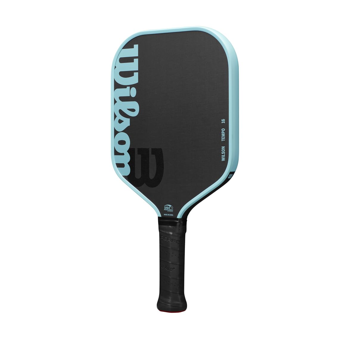 Wilson Tempo 16mm Pickleball Paddle - Grip Size 2-4 1/4", Black/Blue