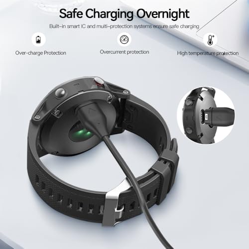 USB-C Charging Cable for Garmin Watches - 3ft, 2-Pack