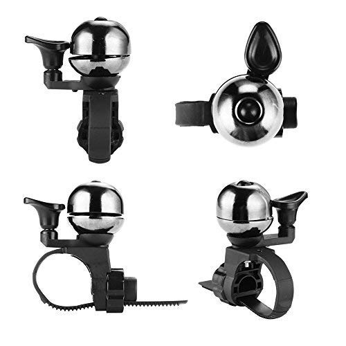 Adjustable Bicycle Bell - Loud & Clear Sound - Titanium Gray