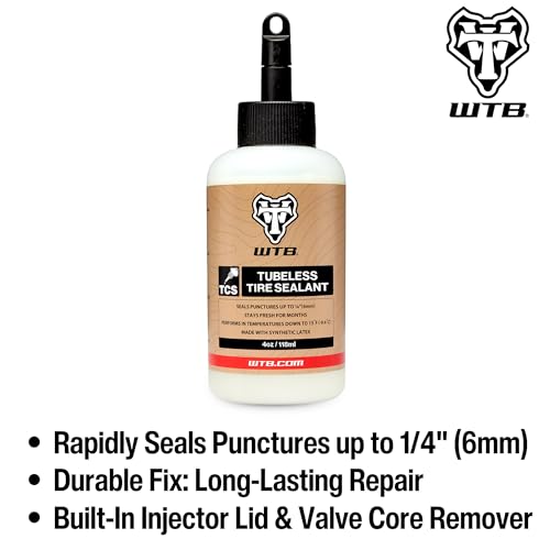 Tubeless Bike Tire Sealant - Rapid Puncture Repair, 4 oz