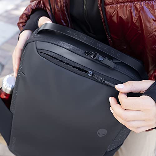 Alienware Horizon Commuter Backpack, AW423P, Padded shoulder straps and back, RFIDsafe pocket, Anti-scratch lining, Black