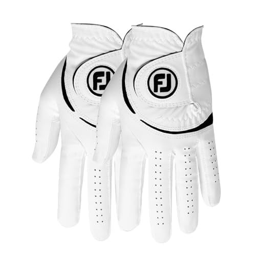 Golf Glove - FootJoy Men's WeatherSof White Large Right