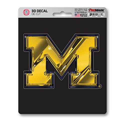 Michigan Wolverines 3D Decal Sticker - Premium Vinyl