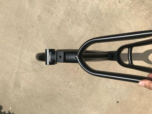 Gas Tank Frame for Motorized Bicycle - 26" Black 3.4L