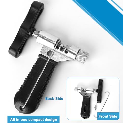 Bicycle Chain Breaker Tool with Chain Hook - 7 to 11 Speed