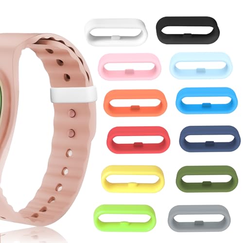 Multi-Color Silicone Band Keeper Fastener Rings for Magic Bands