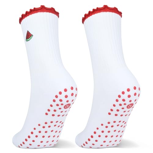 Non-Slip Pilates Socks for Yoga and Barre - US Sizes 5-11 - Color 3
