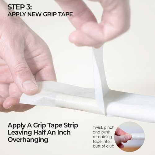 Light Golf Regripping Kit - Includes Tape Strips & Solvent