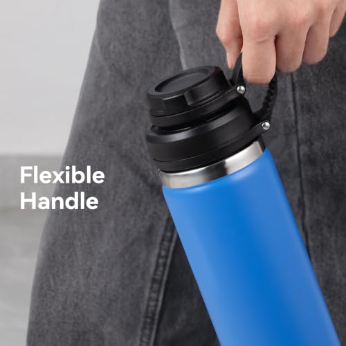 Clear Spout Lid for Wide Mouth Hydro Flask Bottles - Pink