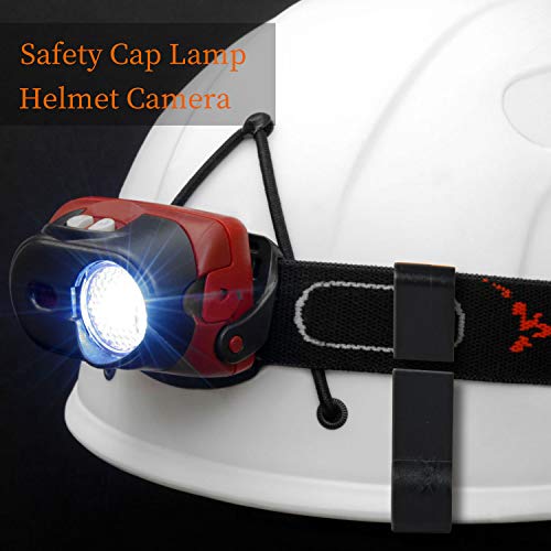Hard Hat Headlamp Clips - 24 Durable Helmet Hooks