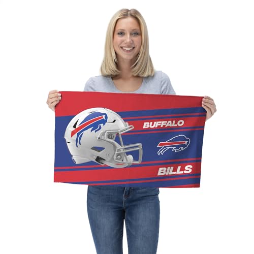 NFL Buffalo Bills 2-Pack Fan Towel Set - Team Colors, 25" x 16"