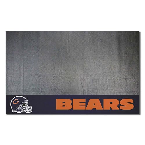 Chicago Bears Vinyl Grill Mat - 26" x 42" - Oil & UV Resistant