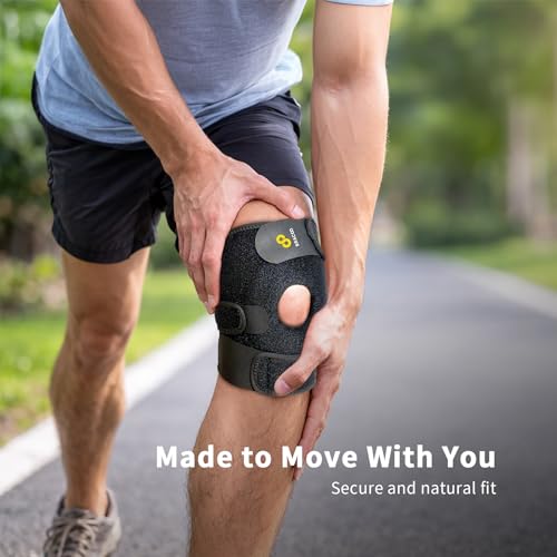 Adjustable Knee Support Brace with Open Patella Design - Pain Relief & Recovery