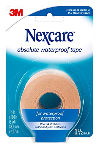 Waterproof Medical Tape - Flexible Foam First Aid Tape, 1.5 in x 5 yds