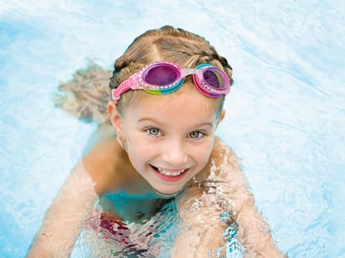 Stephen Joseph Mermaid Kids' Swim Goggles with Adjustable Strap & Anti-Fog Waterproof