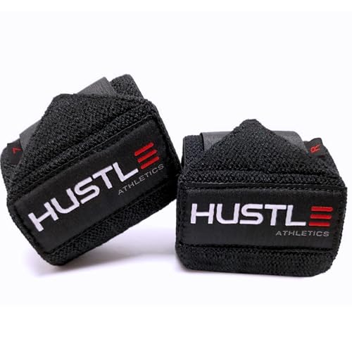 18" Weightlifting Wrist Wraps - Heavy-Duty Gym Support Straps - Carbon