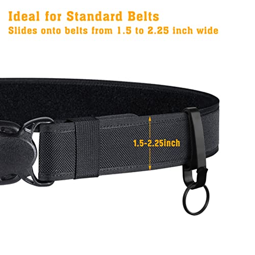 Tactical Key Ring Holder for Duty Belts - Quick Release Design