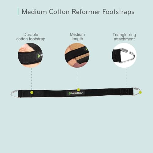 Medium Cotton Footstrap for Pilates Reformer - 27.5 Inches