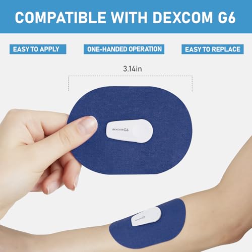 Waterproof Dexcom G6 Adhesive Patches - 30 Pack Multicolour