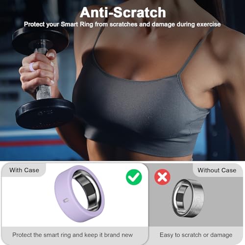 Oura Ring Cover - Ultra-Thin Silicone Protector, M Size, 6 Colors