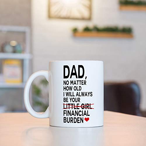 Financial Burden Mug - 11 Ounce Coffee Mug Gift for Dad