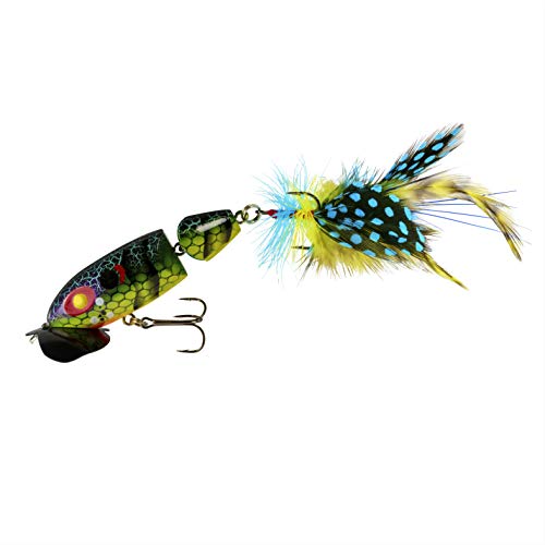 Arbogast Blue Kill Jointed Jitterbug 2.0 Topwater Bass Lure - 2.5 Inch, 3/8 Ounce