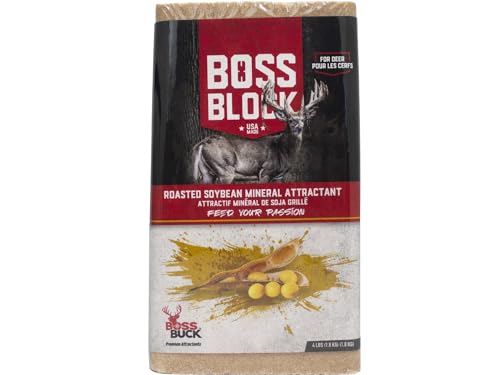 4lb Mineral Deer Attractant Block - Long-Lasting Soybean Flavored Supplement
