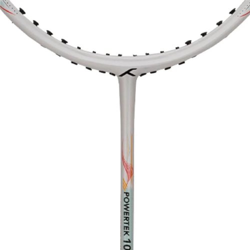 HUNDRED POWERTEK 1000 JR Badminton Racket with Full Cover (90g, White/Blue)