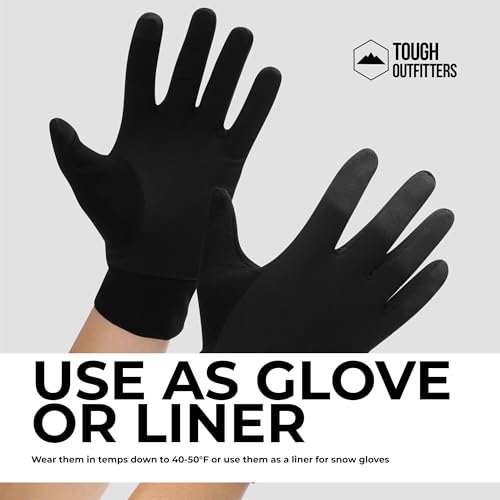 Thermal Glove Liners for Cold Weather - Medium-Large