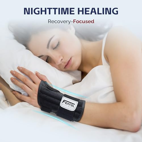 Carpal Tunnel Wrist Brace - Adjustable Support for Pain Relief