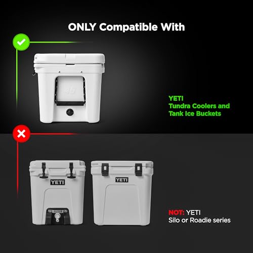 Galvanox Water Dispenser Spigot for Yeti Tundra & Tank Coolers, Leak-Proof Push-Button