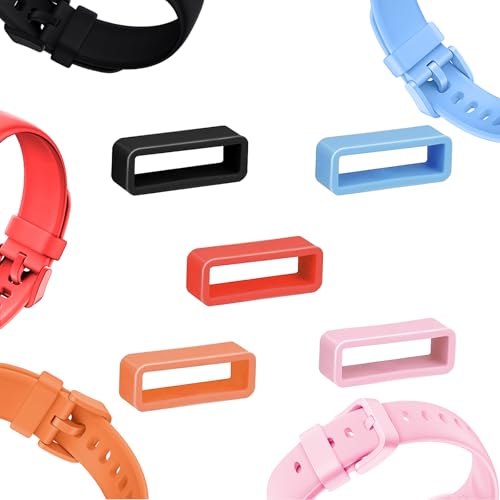 20 Pcs Silicone Watch Band Strap Keeper Loops - Multiple Sizes