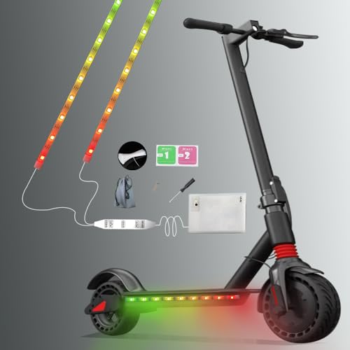 30cm Electric LED Bicycle Scooter Lights - Waterproof Safety Lamps