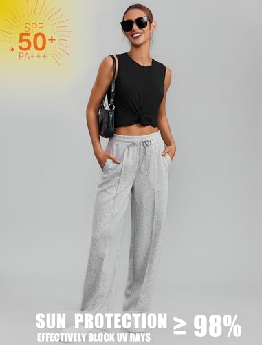 Workout Tank Top for Women | UPF 50+, Moisture Wicking, Loose Fit
