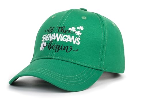 St. Patrick's Day Baseball Cap - Lucky Four Leaf Clover Trucker Hat