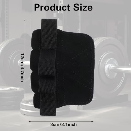 Weight Lifting Gloves for Men - Leather Anti-Slip Gym Gloves