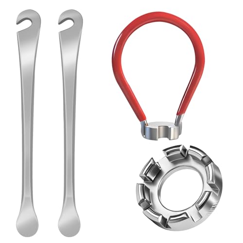 8-Way Bicycle Spoke Wrench Tool Set for Wheel Maintenance