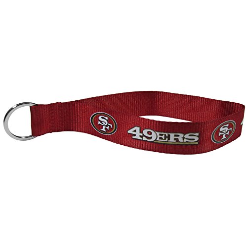 San Francisco 49ers Lanyard Key Chain - One Size Red