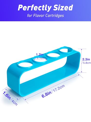 Flavor Cartridge Holder for Cirkul - 4 Hole Organizer