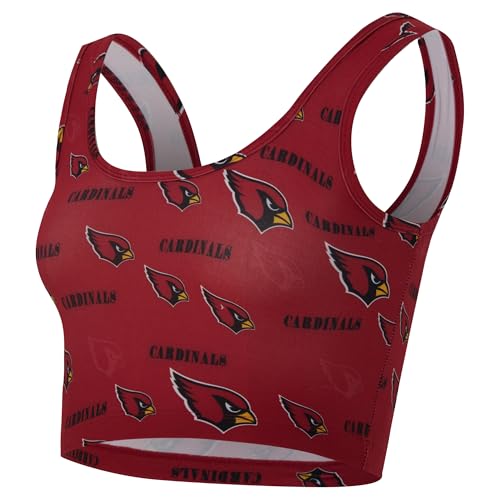 Arizona Cardinals Women's Mosaic Allover Print Bralette - Small