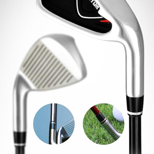 Black Golf Club Ferrules - 12 Pcs for 0.355'' Irons with Silver Ring