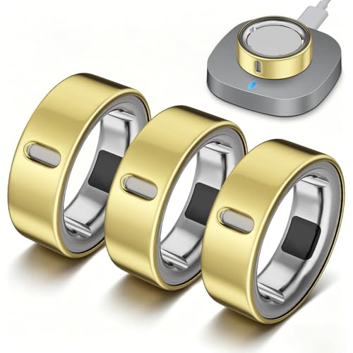 Oura Ring Cover - 3 Pack TPU Protection for Oura Ring 4/3 - Gold