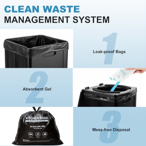 Black Portable Adult Camping Toilet Folding with Carry Bag, Sturdy & Lightweight