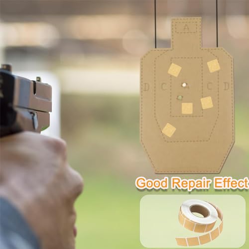 Shooting Target Pasters - 1000 Adhesive Stickers, 0.87 Inch