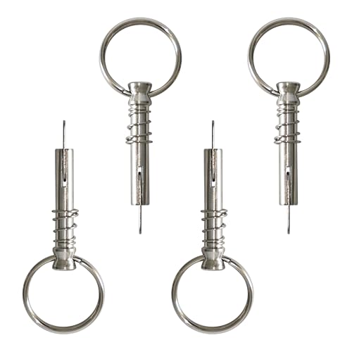 316 Stainless Steel Quick Release Pins - 4 Pcs Bimini Top Pins