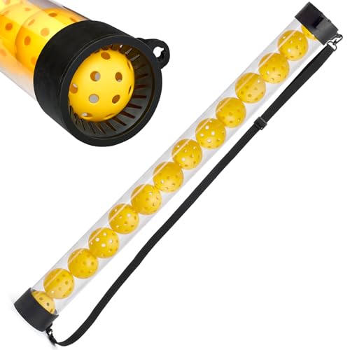 Retrora Pickleball Ball Picker Upper Tube - Lightweight Retriever with Shoulder Strap